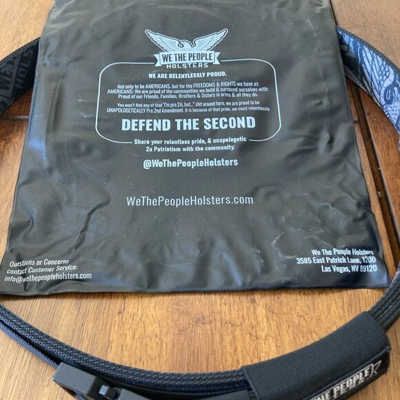 WE THE PEOPLE HOLSTER TACTICAL GUN BELT w/Talon Buckle XXL 48"-52" - Picture 6 of 6